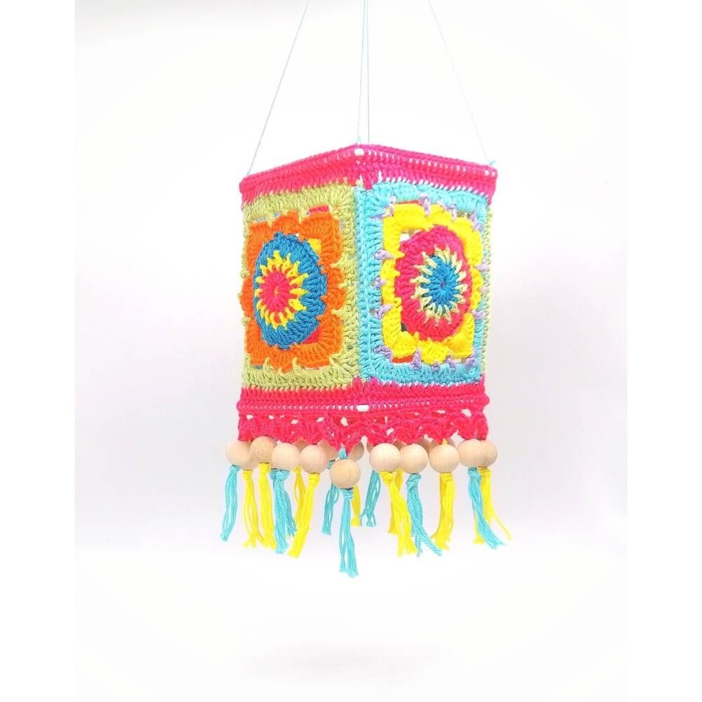 Lampion gehäkelt