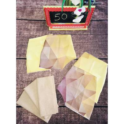 NÄHPAKET für eine HOSE Gr. 50 * Brauntöne Grafisches Muster/ Bündchen Sand * Babyhose* DIY 