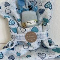 Herzlichen Glückwunsch zum Enkelkind! Geschenk für frischgebackene Oma, Opa, Großeltern zur Geburt