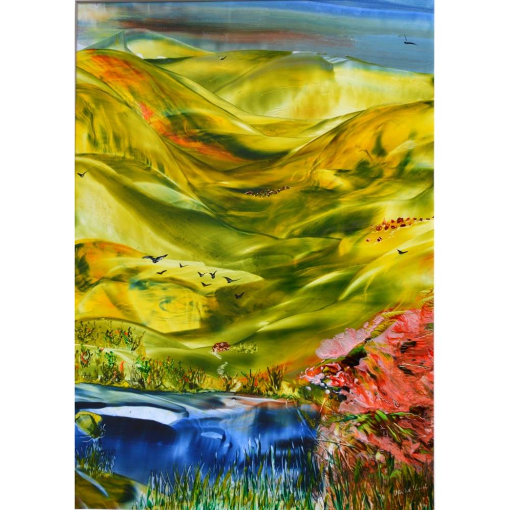 Klebefolie - Malerei • "Weites Land" • Design  Ulrike Kröll Bild 1