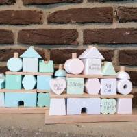 Personalisiertes Steckhaus / Stapelhaus / Stapelsteine / Blocks