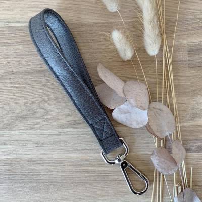 Schlüsselband | Schlüsselanhänger Dunkelgrau