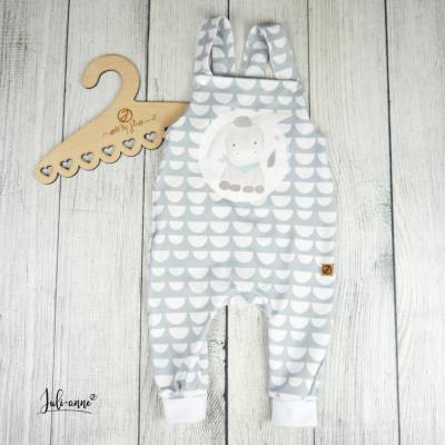 80 / 86 Jungen Latzhose süßer Esel