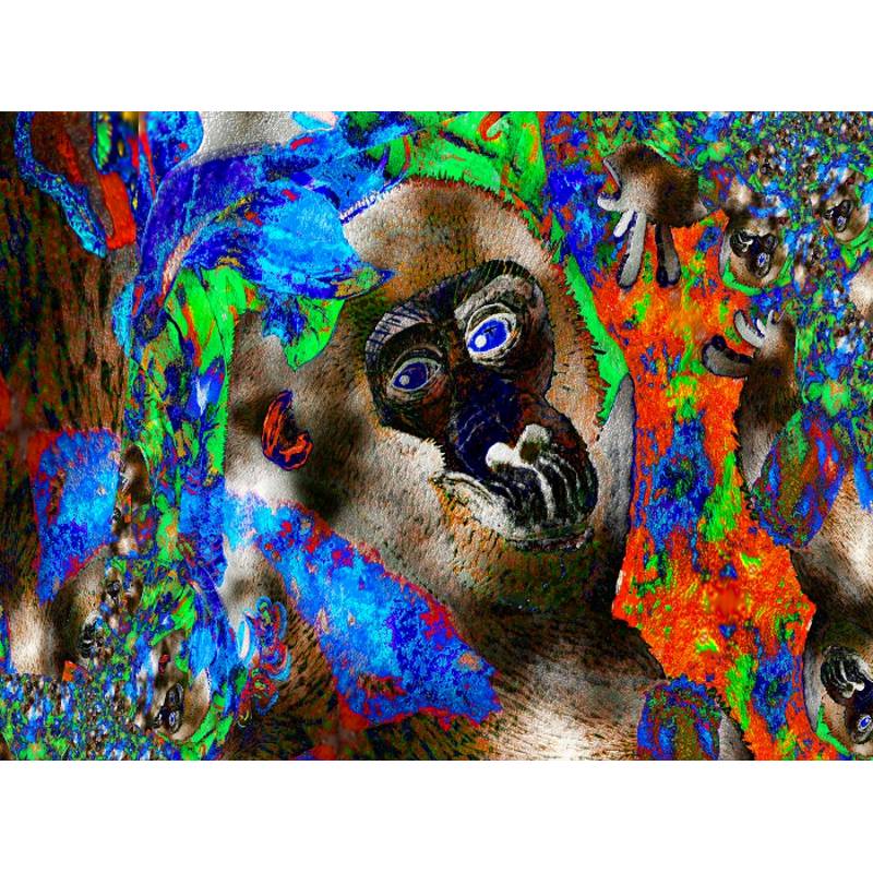 Klebefolie - edle Digital-ART • "Dschungel - Impressionen" • Design  Ulrike Kröll Bild 1