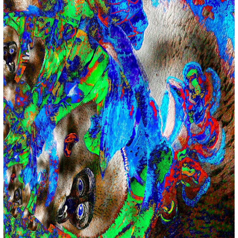 Klebefolie - edle Digital-ART • "Dschungel - Impressionen" • Design  Ulrike Kröll Bild 2