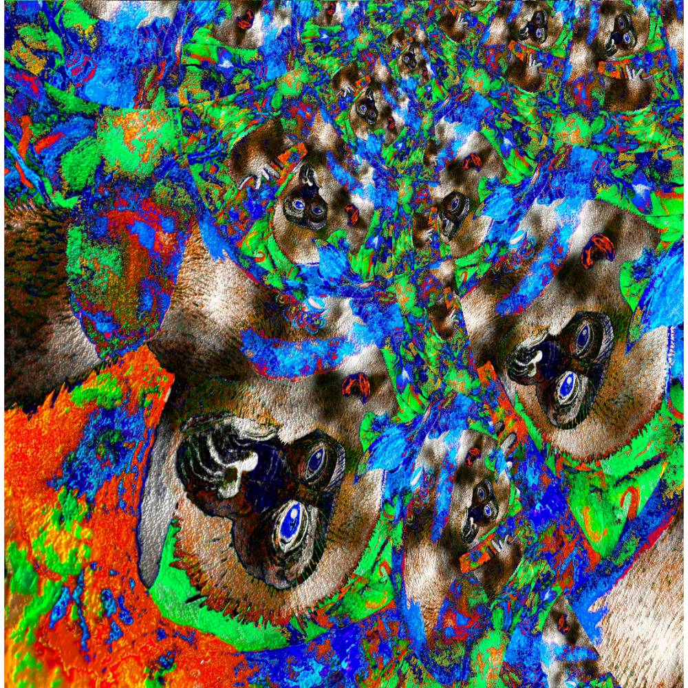 Klebefolie - edle Digital-ART • "Dschungel - Impressionen" • Design  Ulrike Kröll Bild 5
