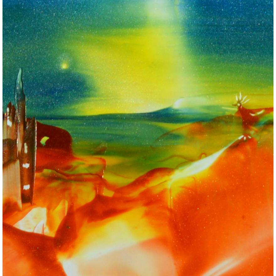 Klebefolie - Malerei • "Aus dem Schlaf erwacht" • Design  Ulrike Kröll Bild 2