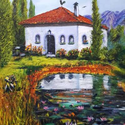 Klebefolie - Malerei • "Toskana" • Design  Ulrike Kröll