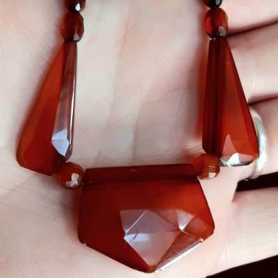 Art Deco  Bernstein Kette