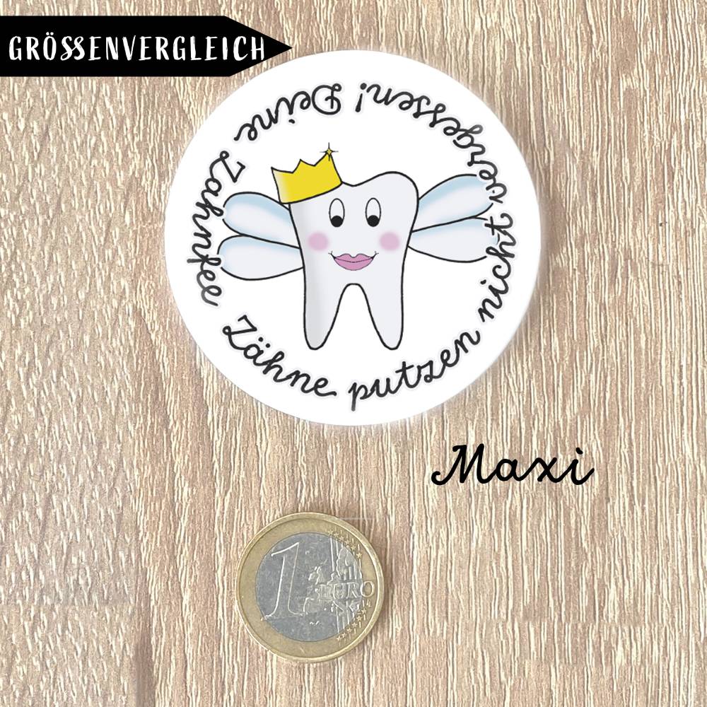 Zahnfee Zähneputzen nicht vergessen als Magnet Bild 2
