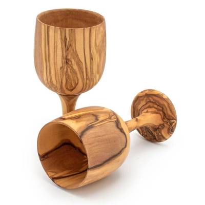 Weinkelch VINO aus Olivenholz