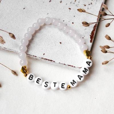Beste Mama • Armband Glasperlen | Armschmuck | Geschenkidee Muttertag