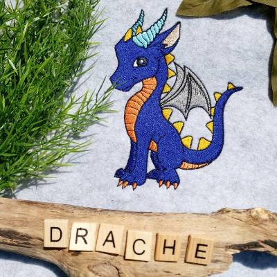 Vollstickdatei Drache Cynthia