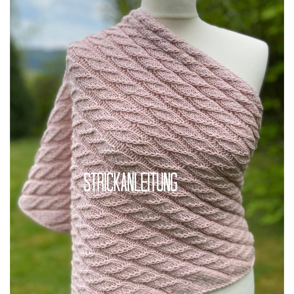Strickanleitung Lizas Tuch Twisted Dream Bild 1