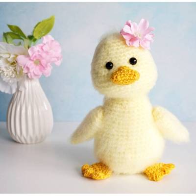 Häkelanleitung Ente Polly, 17 cm - PDF Datei