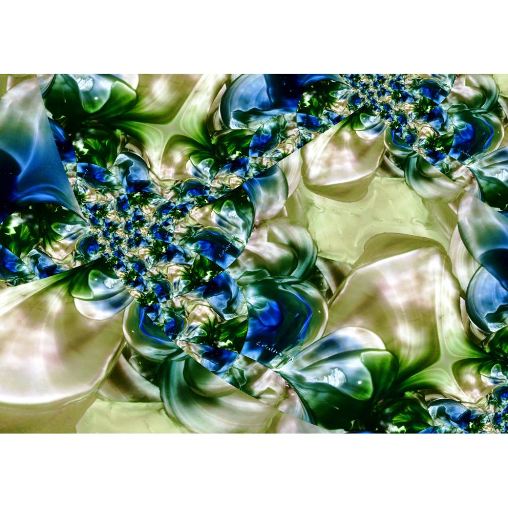 Klebefolie - edle Digital-ART • "Blütentraum" • Design  Ulrike Kröll Bild 1