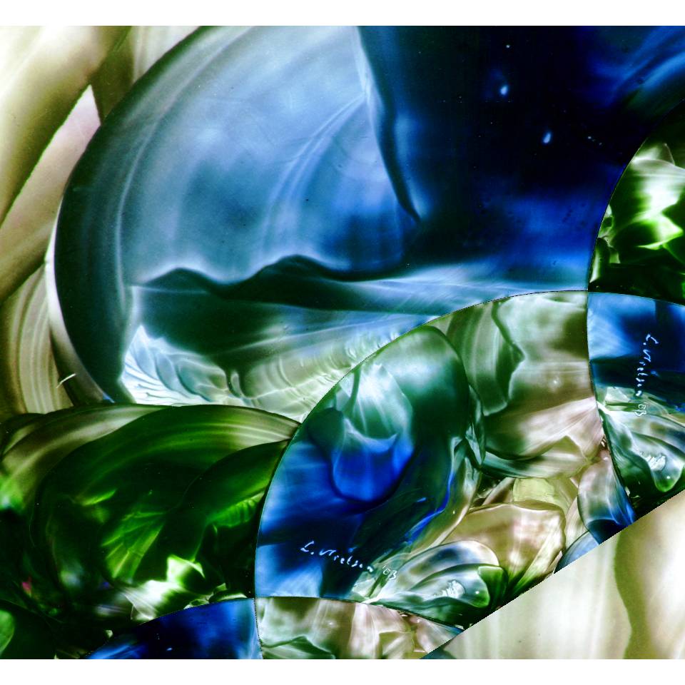 Klebefolie - edle Digital-ART • "Blütentraum" • Design  Ulrike Kröll Bild 2