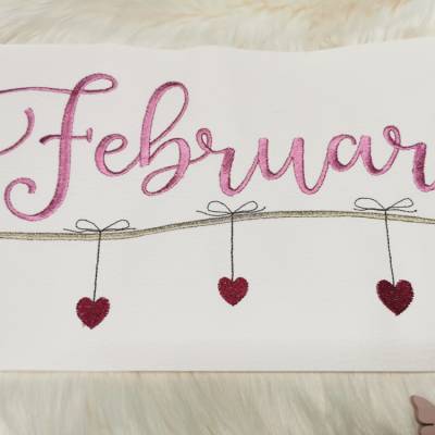Februar Stickdatei NadelSprünge
