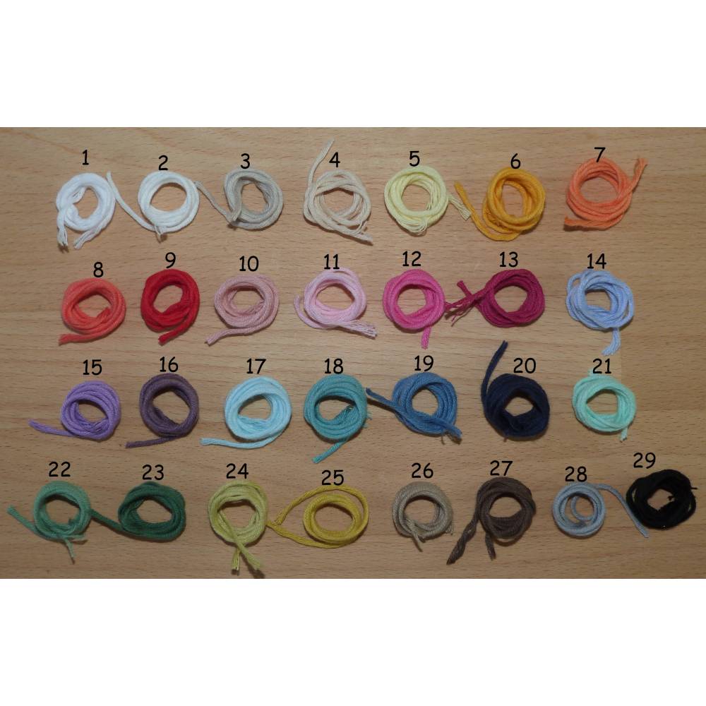 gehäkelte Eier aus Biobaumwolle in 29 Farben, Handarbeit Bild 6