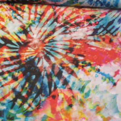Tie Dye Dobby Digital Batik Druck Voile multicolor (1m/14,-€)