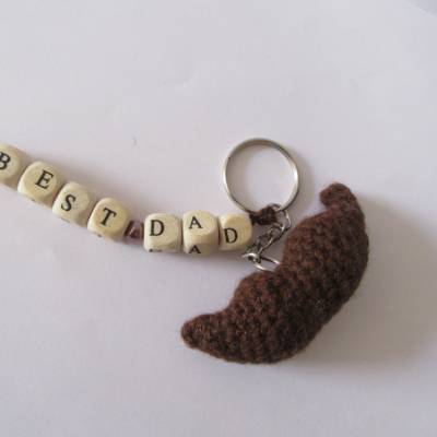 Schnurrbart Schlüsselanhänger