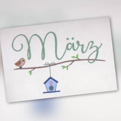 März Stickdatei NadelSprünge