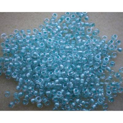 Hochwertige Glasperlen, Rocailles, 2,6 mm / 25 g * Farbeinzug türkis