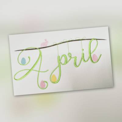 April Stickdatei NadelSprünge