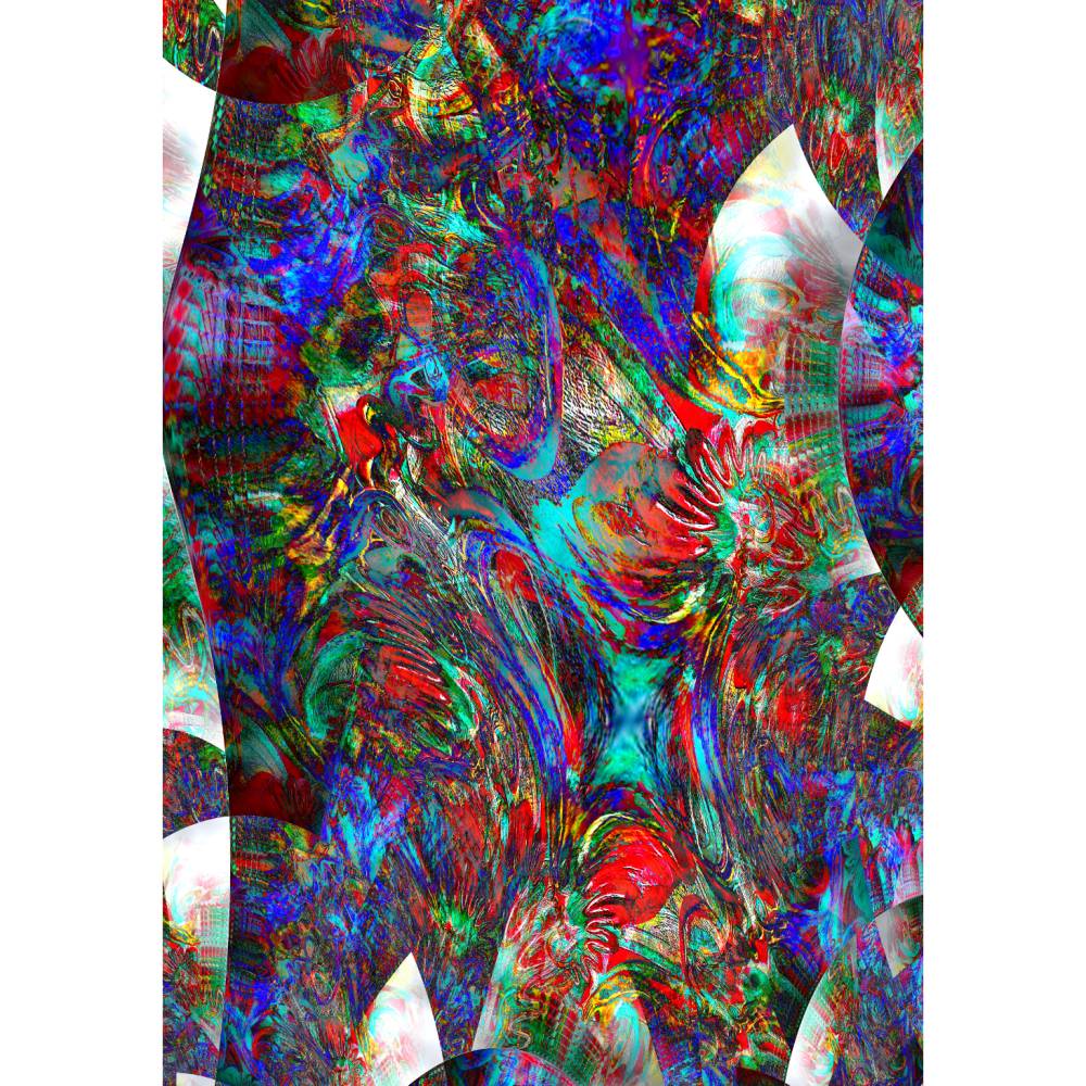 Klebefolie - edle Digital-ART • "Fantastische Dimensionen" • Design  Ulrike Kröll Bild 1