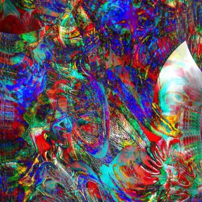 Klebefolie - edle Digital-ART • "Fantastische Dimensionen" • Design  Ulrike Kröll