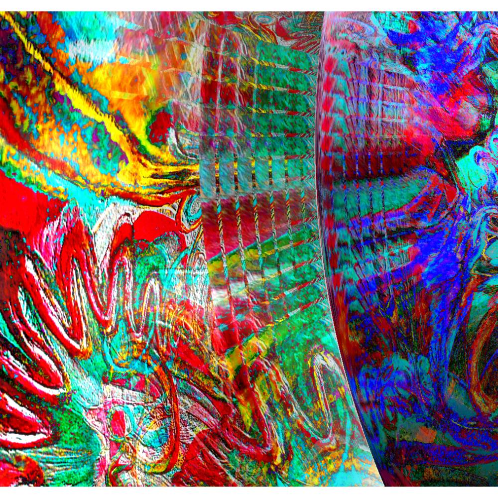 Klebefolie - edle Digital-ART • "Fantastische Dimensionen" • Design  Ulrike Kröll Bild 4
