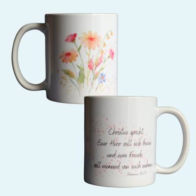 Personalisierte Tasse zur Konfirmation / Kommunion – Geschenk mit Erinnerung & Herz