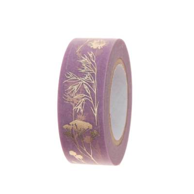 Klebeband Gräser rosa 10 m x 15 mm