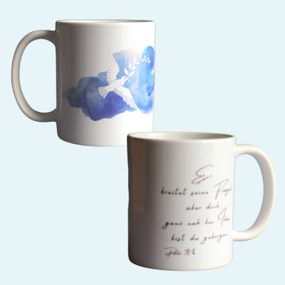 Erinnerung für die Ewigkeit – Tasse zur Konfirmation / Kommunion mit Herz