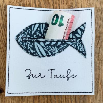  Wunscherfüller  Gutschein/Geldgeschenk "Zur Taufe"