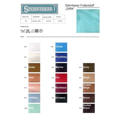 Dehnbarer Futterstoff-DIRK von Stofftreff Santi-105 g/QM-150 cm breit-50 cm Schritte-Meterware