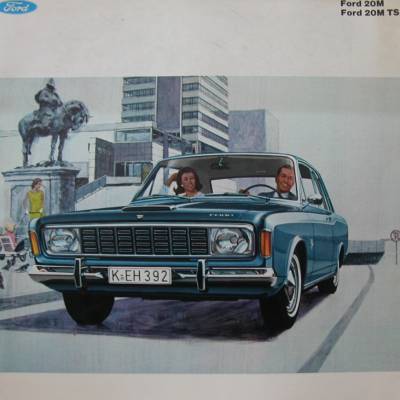 Prospekt 60er Jahre - Ford 20m - Ford 20M TS
