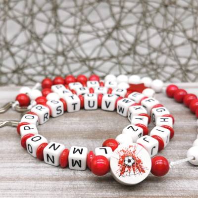 Rechenkette ABC Kette Zählkette mit Namen Junge Fußball