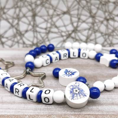 Rechenkette ABC Kette Zählkette mit Namen Junge Fußball