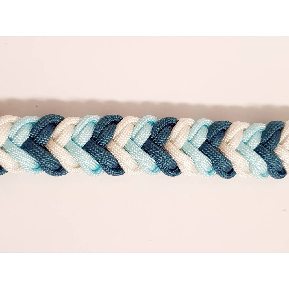 Halsband, Zugstopp-Halsband, geflochten aus Paracord, Hundehalsband,  Wunschfarben