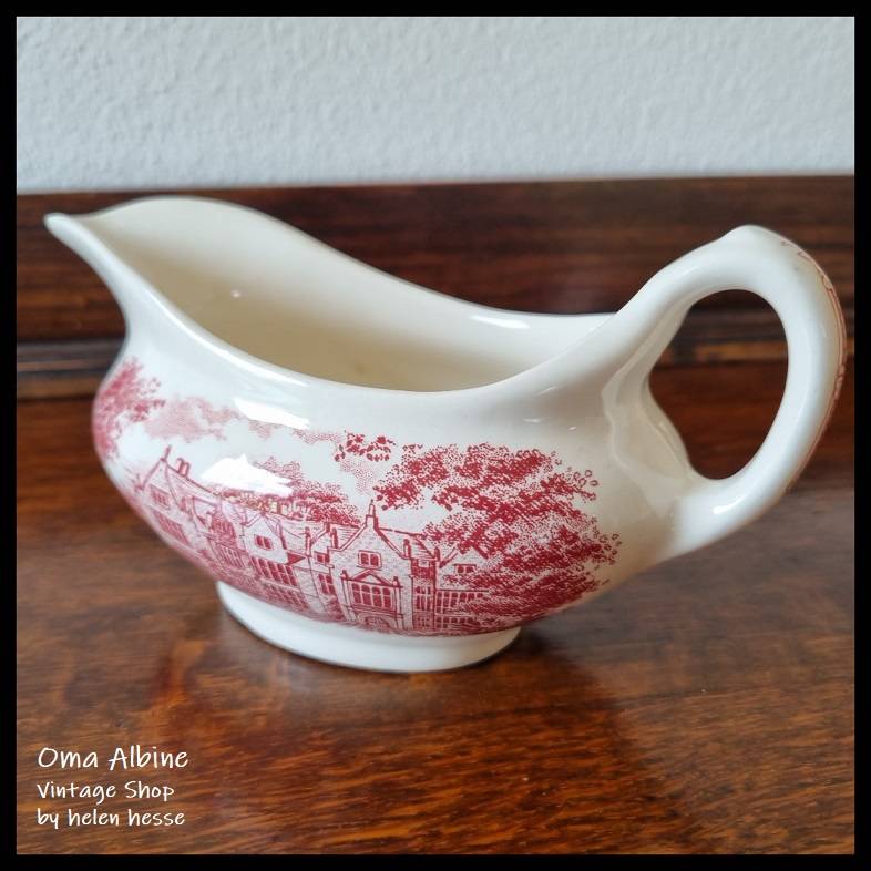 Vintage SAUCIERE 70er Jahre - altes englisches Keramikgeschirr von English Ironstone Tableware Ltd