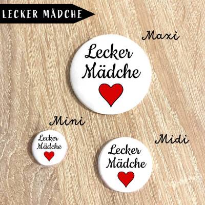 Lecker Mädche Magnet Größe nach Wahl