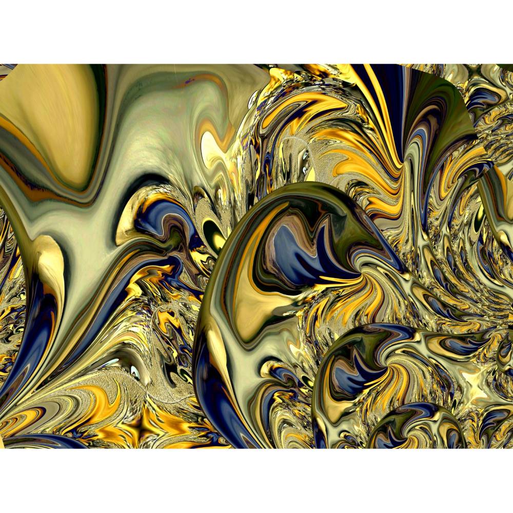 Klebefolie - edle Digital-ART • "Facettenreich 2" • Design  Ulrike Kröll Bild 1