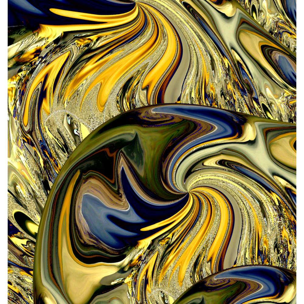 Klebefolie - edle Digital-ART • "Facettenreich 2" • Design  Ulrike Kröll Bild 4