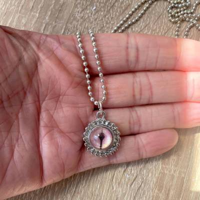 Rheinturm Mini Druckknöpfe mit Anhänger und Kette