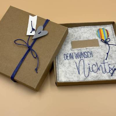 Geldgeschenk, Geschenkbox, Gutscheinbox, .., für viele Anlässe...