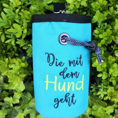N-LB0001-04 Hunde-Leckerlibeutel - Futterbeutel - bestickt - Handmade 