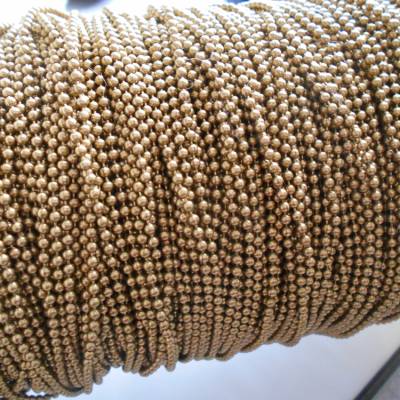 Kugelkette bronzefarben Messing Ø 2,3 cm – Deko & Basteln