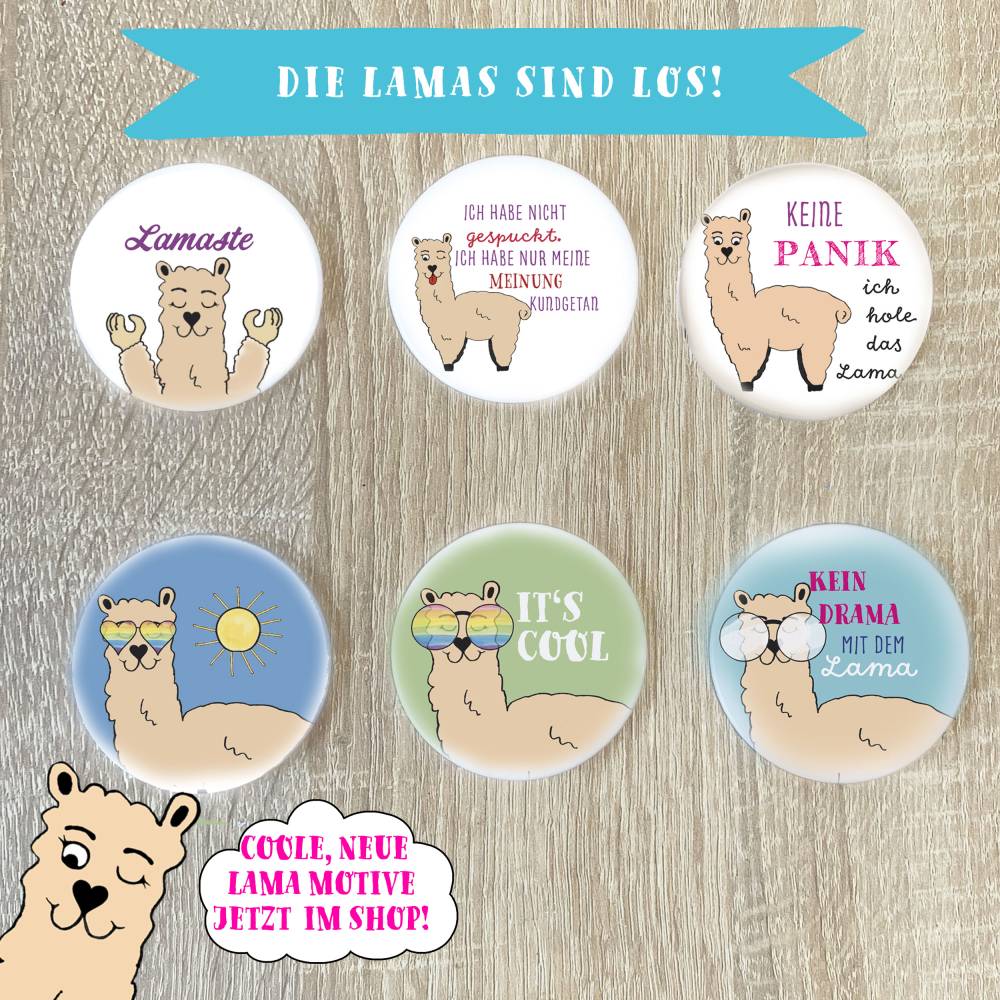 It's cool Lama Magnet Bild 7