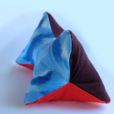 Lesekissen Knochen Baumwolle Bio-Dinkelspelz Upcycling